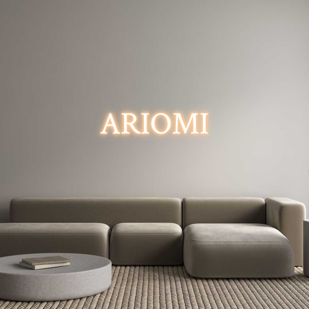 Custom Neon Text - ARIOMI