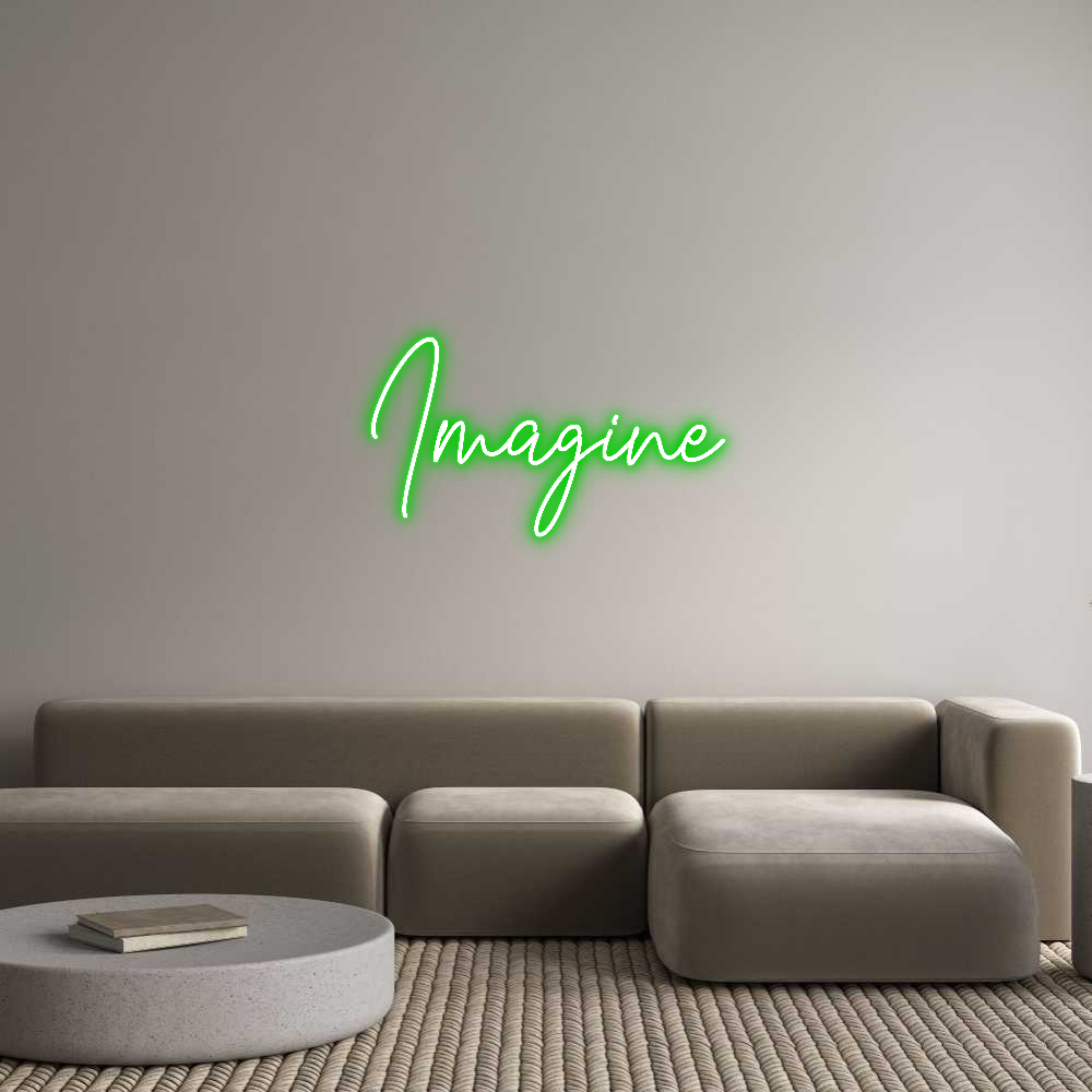 Custom Neon Text - Imagine