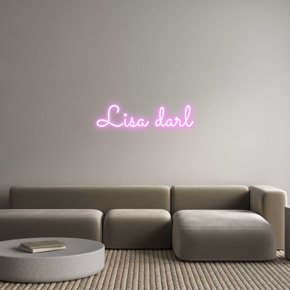 Custom Neon Text - Lisa darl