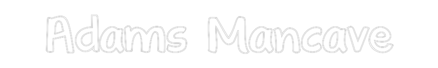 Custom Neon Text - Adams Mancave
