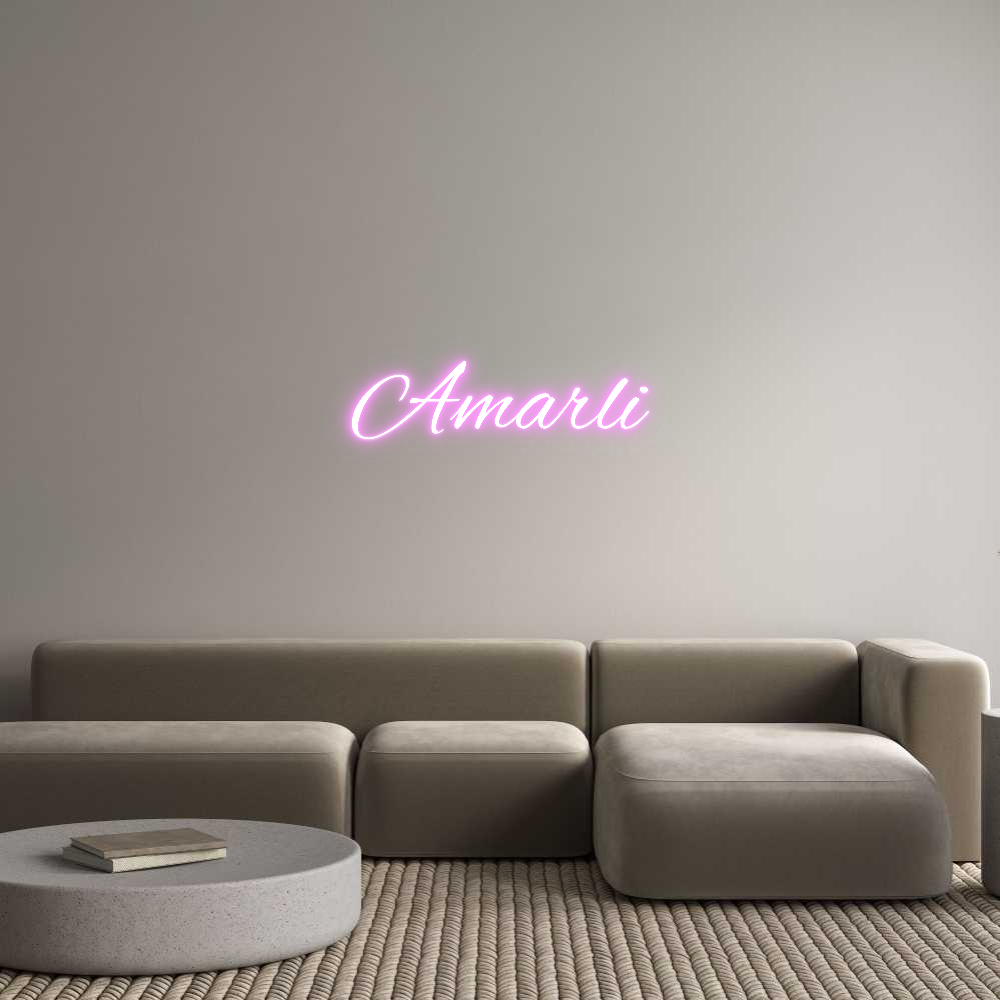 Custom Neon Text- Amarli