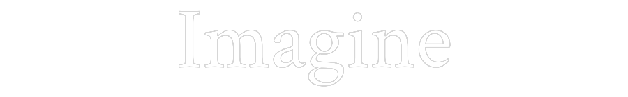 Custom Neon Text - Imagine