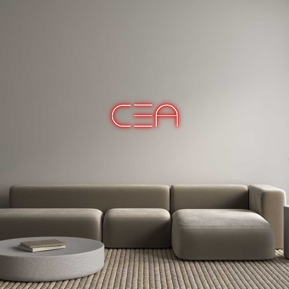 Custom Neon Text - Cea