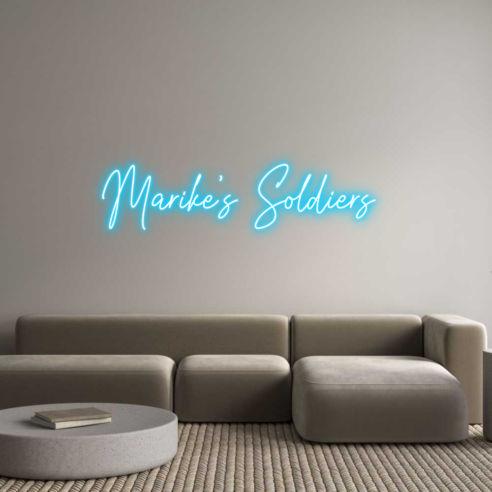 Custom Neon Text - Marike’s Sold...