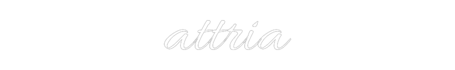 Custom Neon Text - attria