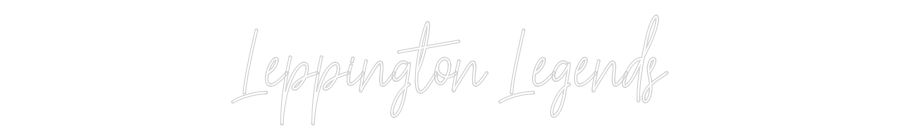 Custom Neon Text - Leppington Le...