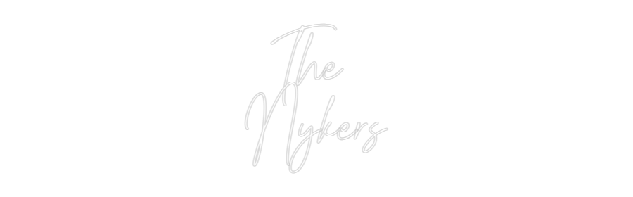 Custom Neon Text - The
Nykers