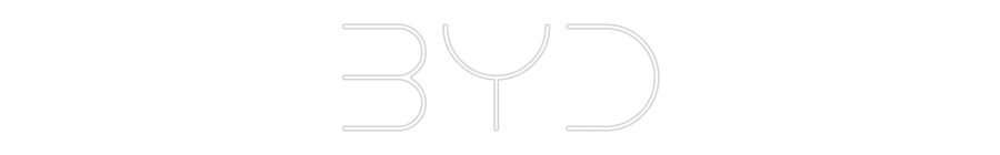 Custom Neon Text - BYD