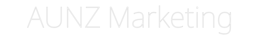 Custom Neon Text - AUNZ Marketing
