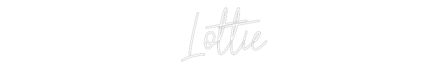 Custom Neon Text - Lottie