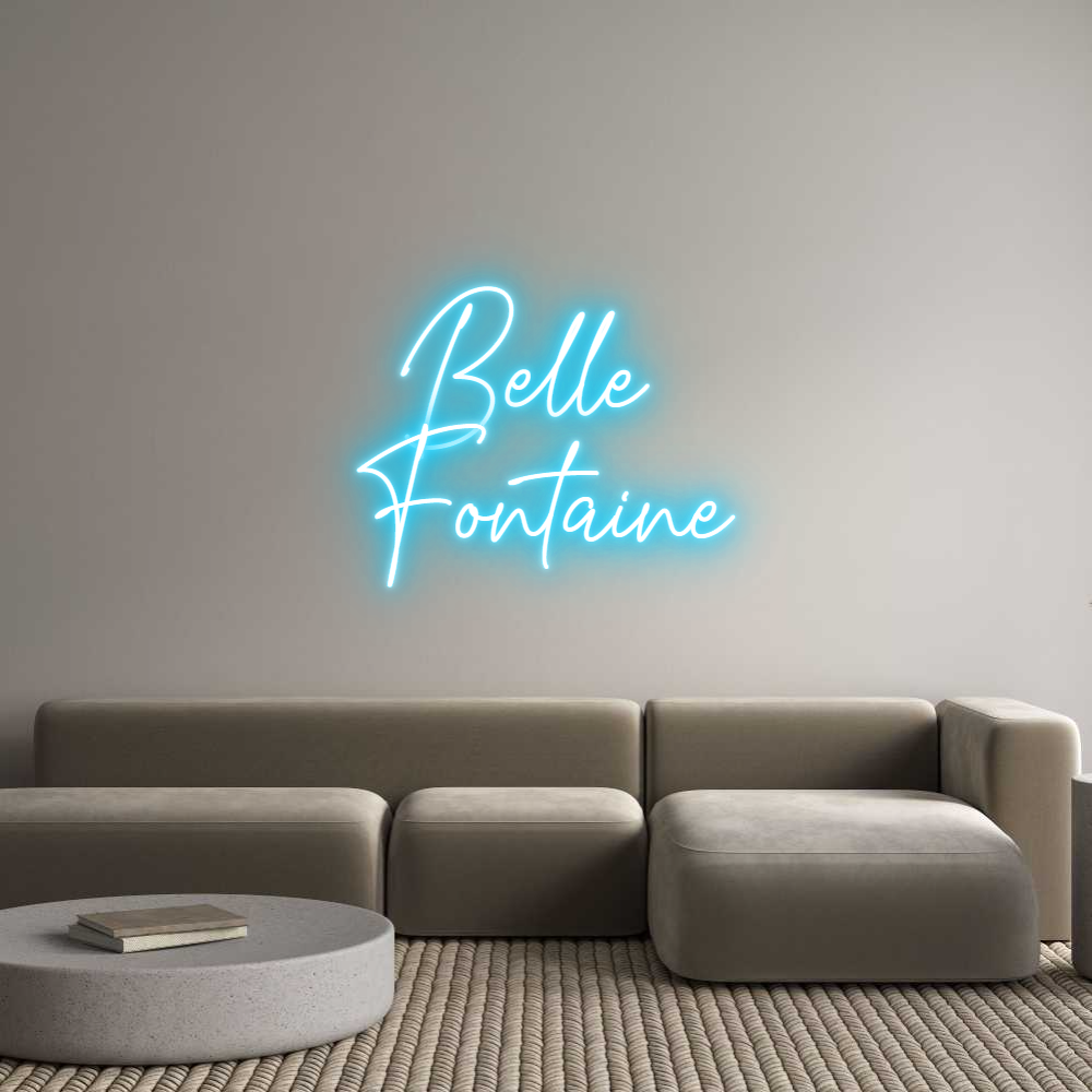 Custom Neon Text - Belle
Fonta...