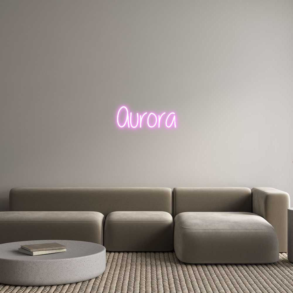 Custom Neon Text - Aurora