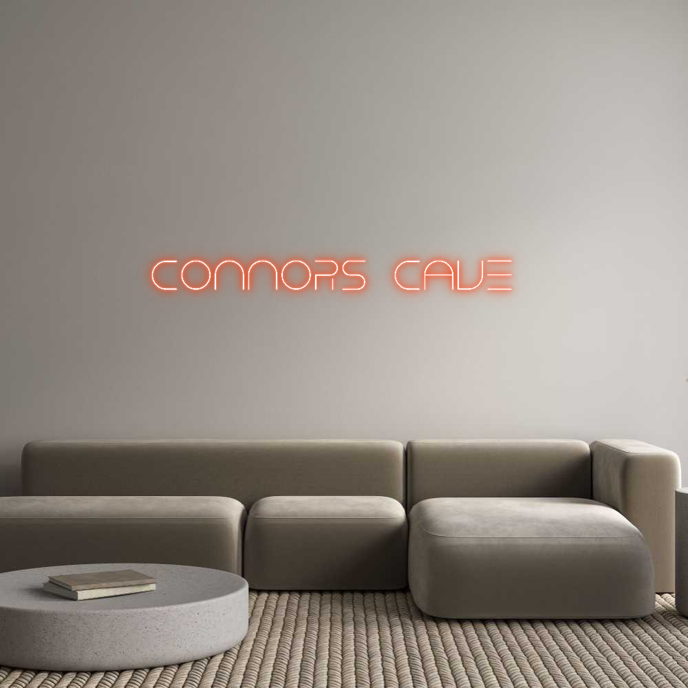 Custom Neon Text- Connors Cave