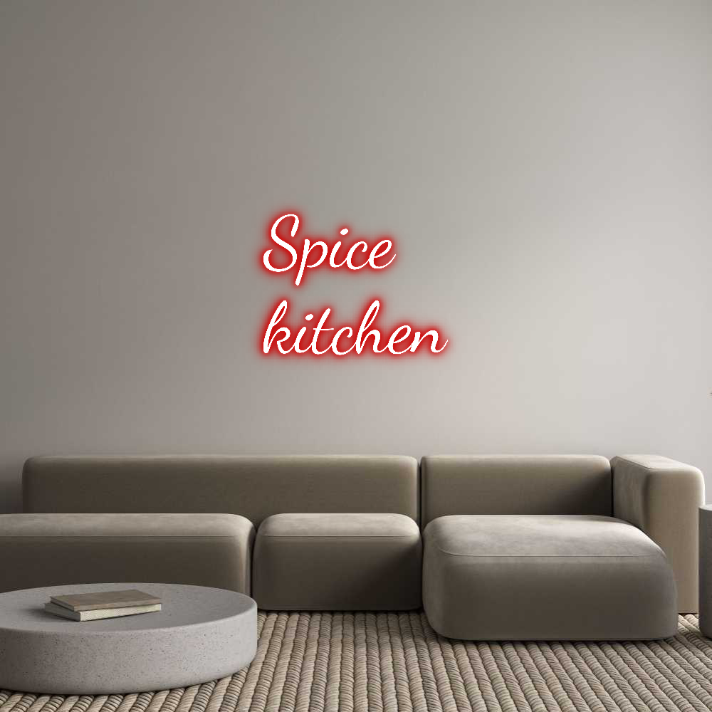 Custom Neon Text - Spice
kitchen