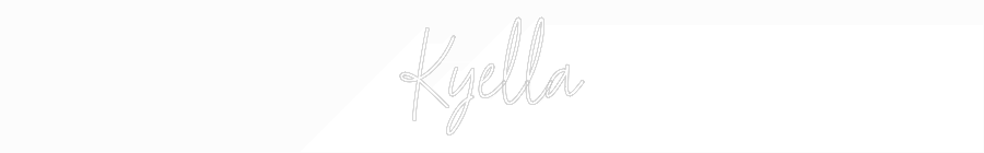 Custom Neon Text - Kyella