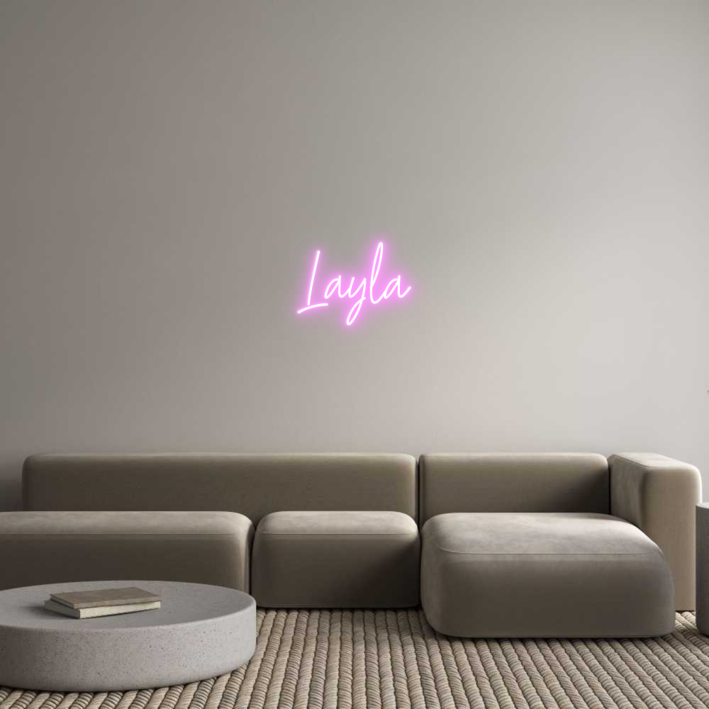 Custom Neon Text - Layla