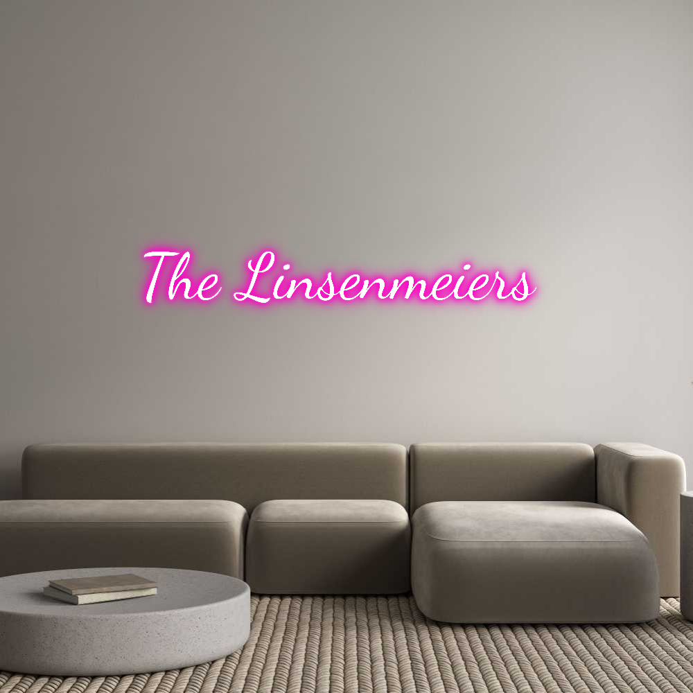 Custom Neon Text- The Linsenmei...