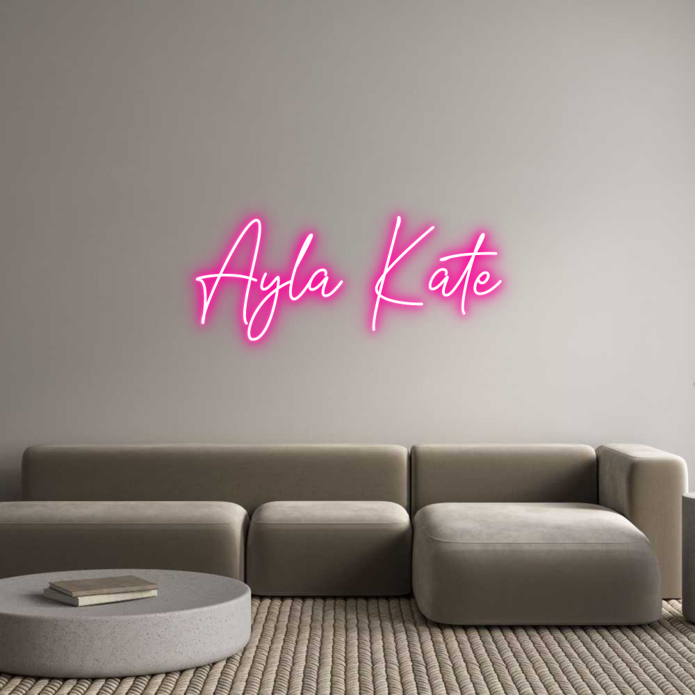 Custom Neon Text - Ayla Kate