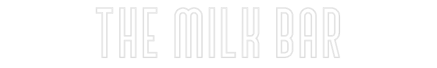 Custom Neon Text- THE MILk BAR
