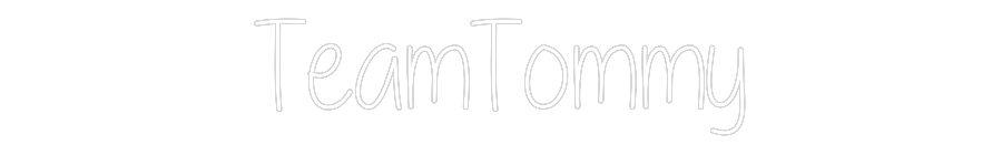 Custom Neon Text - TeamTommy