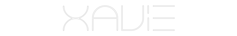 Custom Neon Text - Xavie