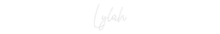 Custom Neon Text - Lylah