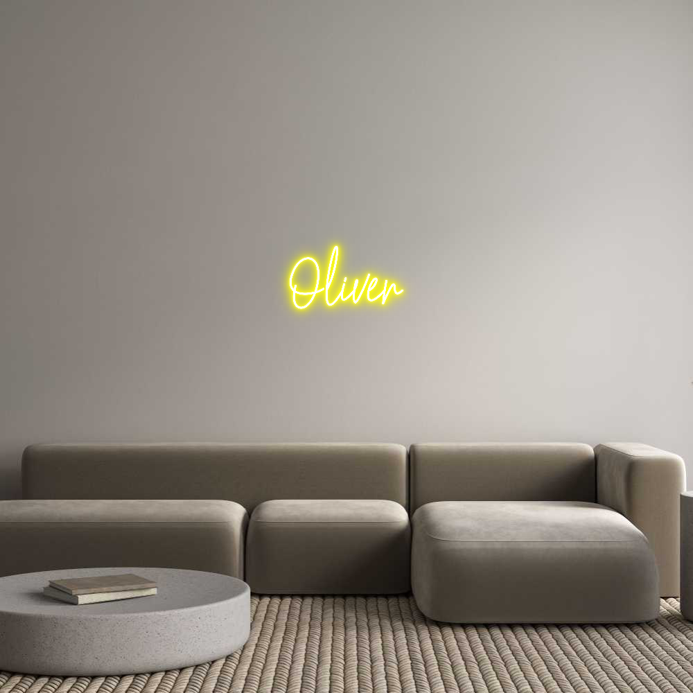 Custom Neon Text - Oliver