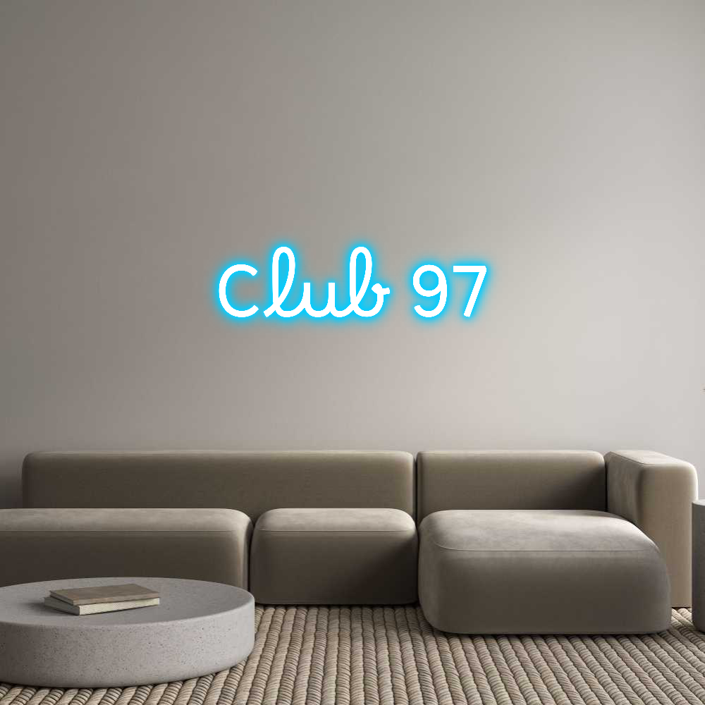Custom Neon Text - Club 97