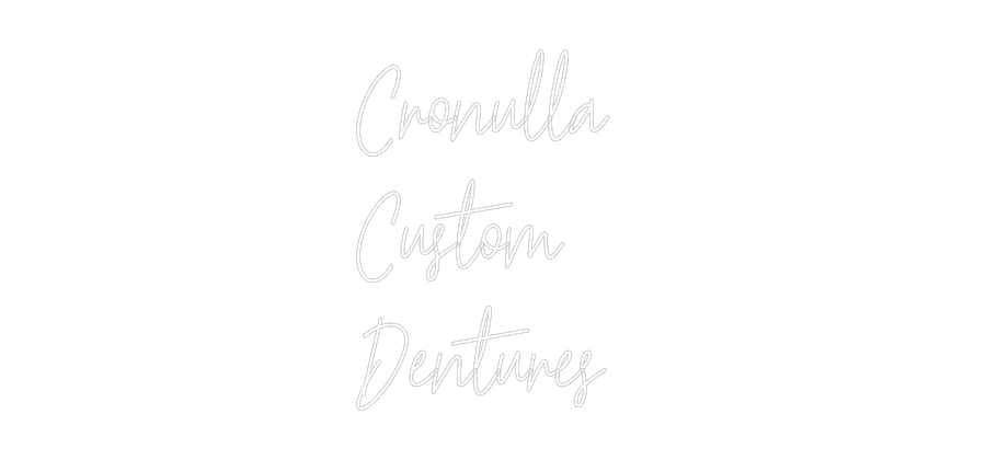Custom Neon Text - Cronulla
Cu...