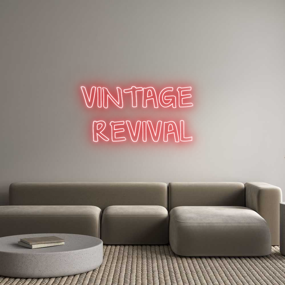 Custom Neon Text- VINTAGE
REV...