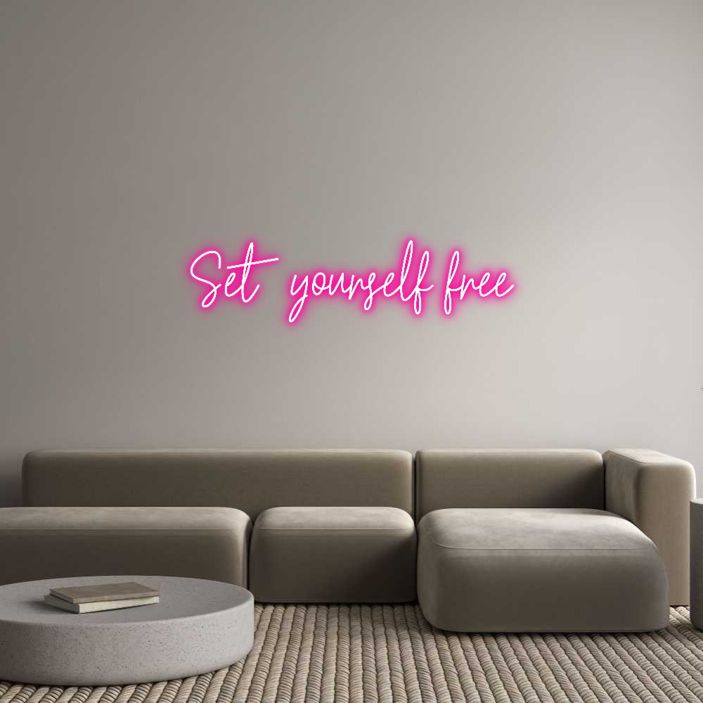 Custom Neon Text - Set yourself ...