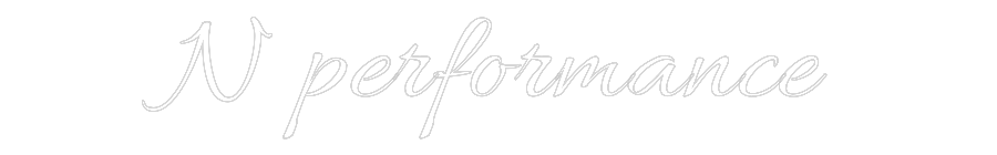 Custom Neon Text - N performance