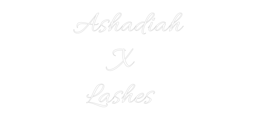 Custom Neon Text- Ashadiah
...