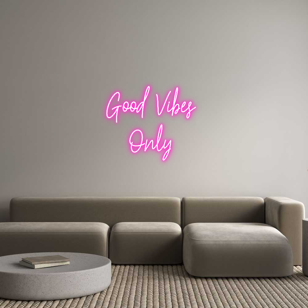 Custom Neon Text - Good Vibes
...