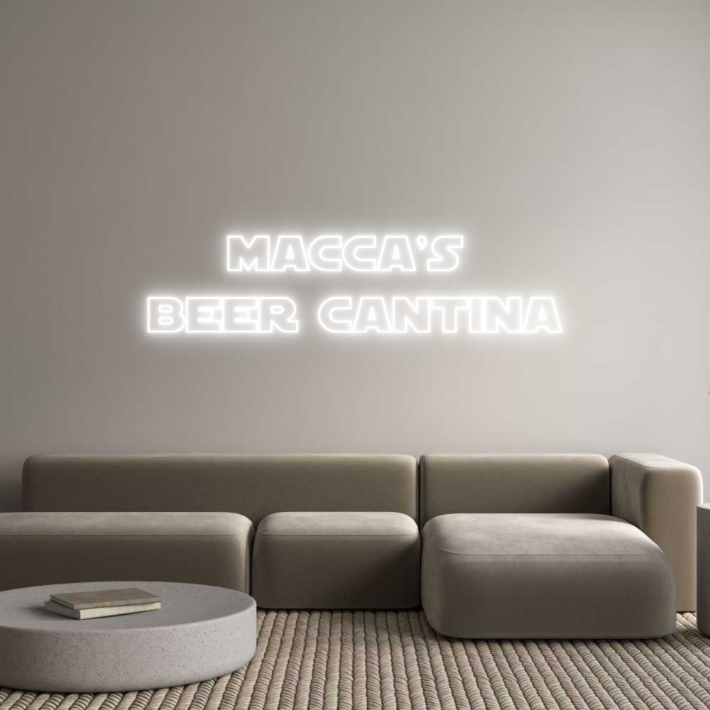 Custom Neon Text - Macca's
Bee...