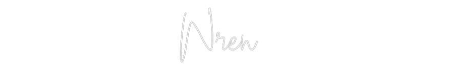 Custom Neon Text- Wren
