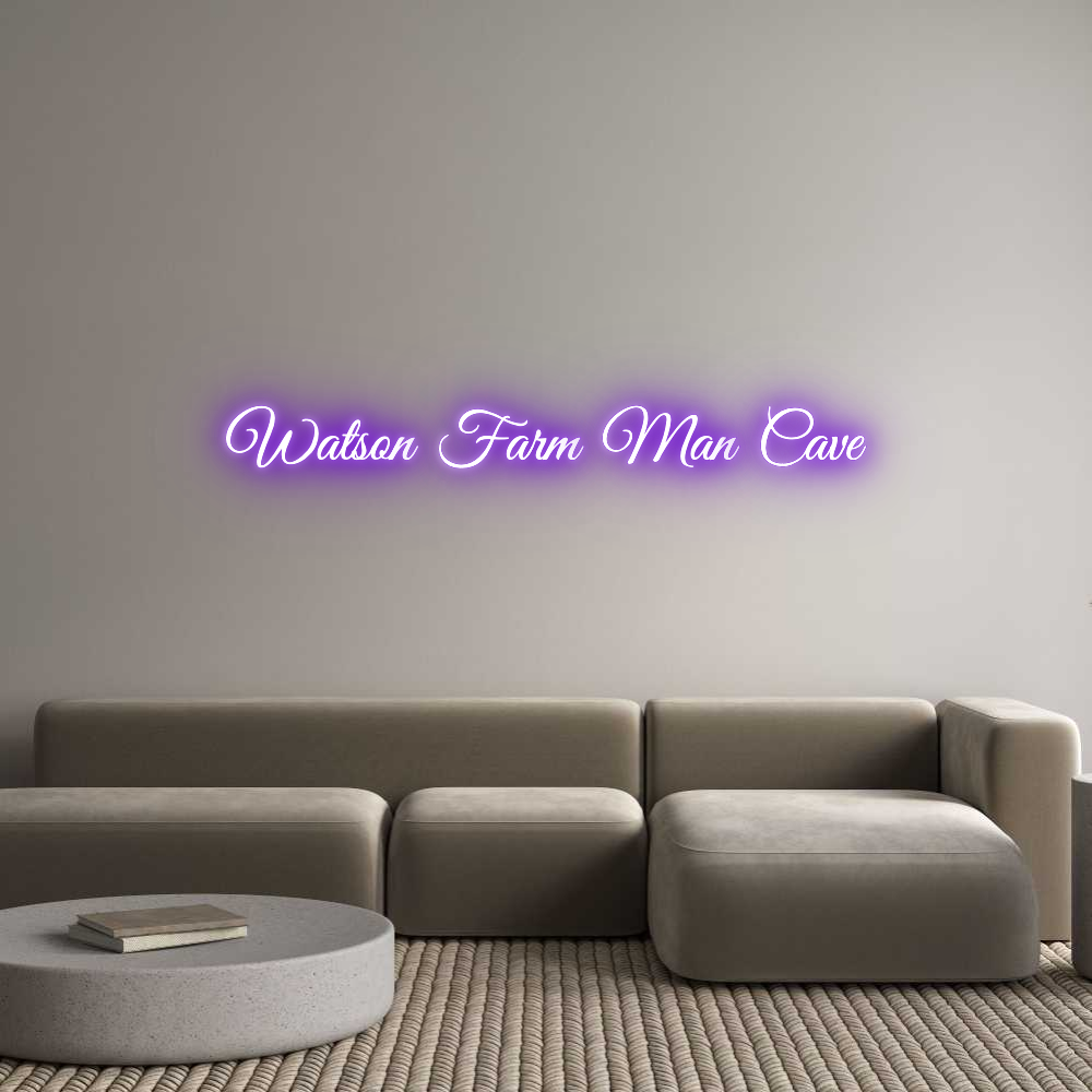 Custom Neon Text - Watson Farm M...
