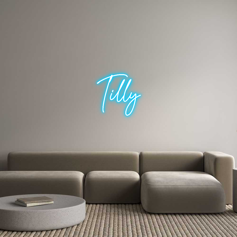 Custom Neon Text - Tilly