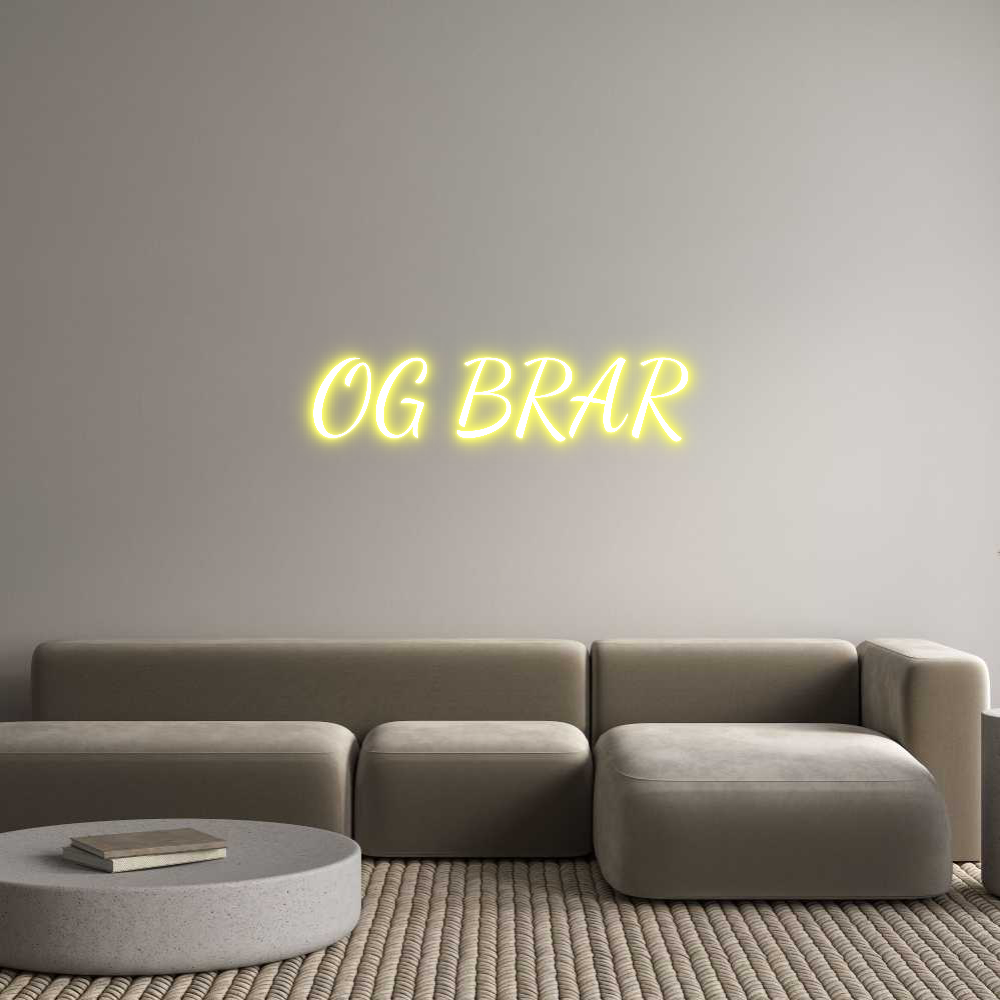 Custom Neon Text - OG BRAR
