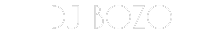 Custom Neon Text - DJ BOZO