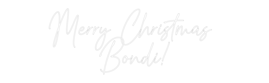 Custom Neon Text - Merry Christm...
