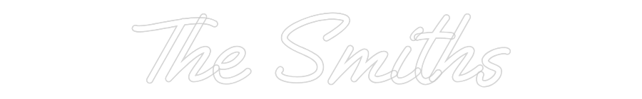 Custom Neon Text - The Smiths