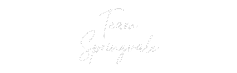 Custom Neon Text - Team
Springv...