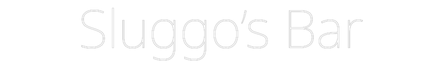 Custom Neon Text- Sluggo’s Bar