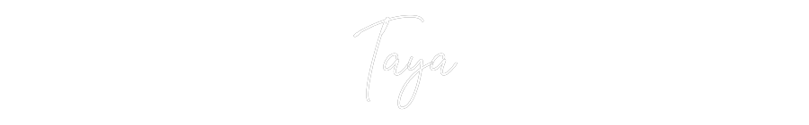 Custom Neon Text - Taya