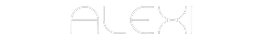 Custom Neon Text - ALEXI