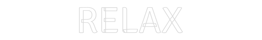Custom Neon Text - RELAX