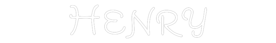 Custom Neon Text - Henry