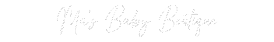 Custom Neon Text - Ma’s Baby Bou...