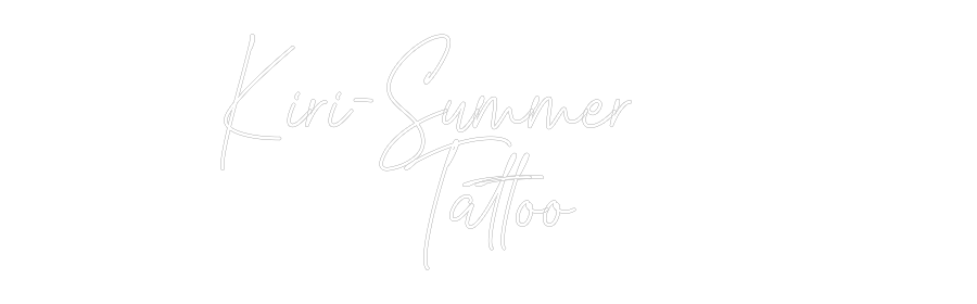 Custom Neon Text- Kiri-Summer ...